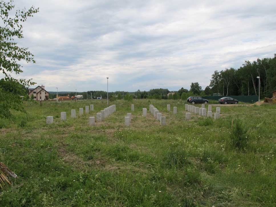 Забивка свай для завода по производству косметики